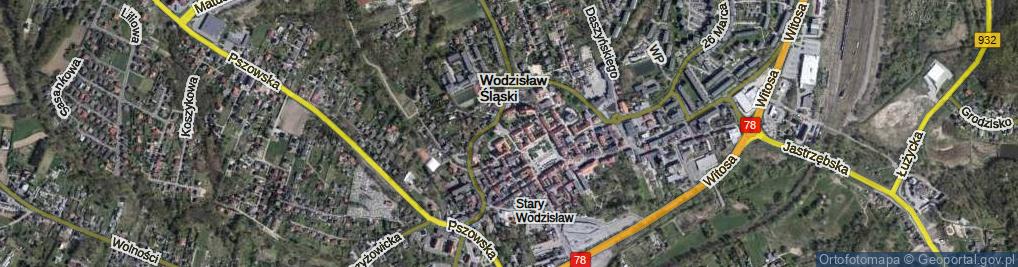 Zdjęcie satelitarne Sądowa ul.